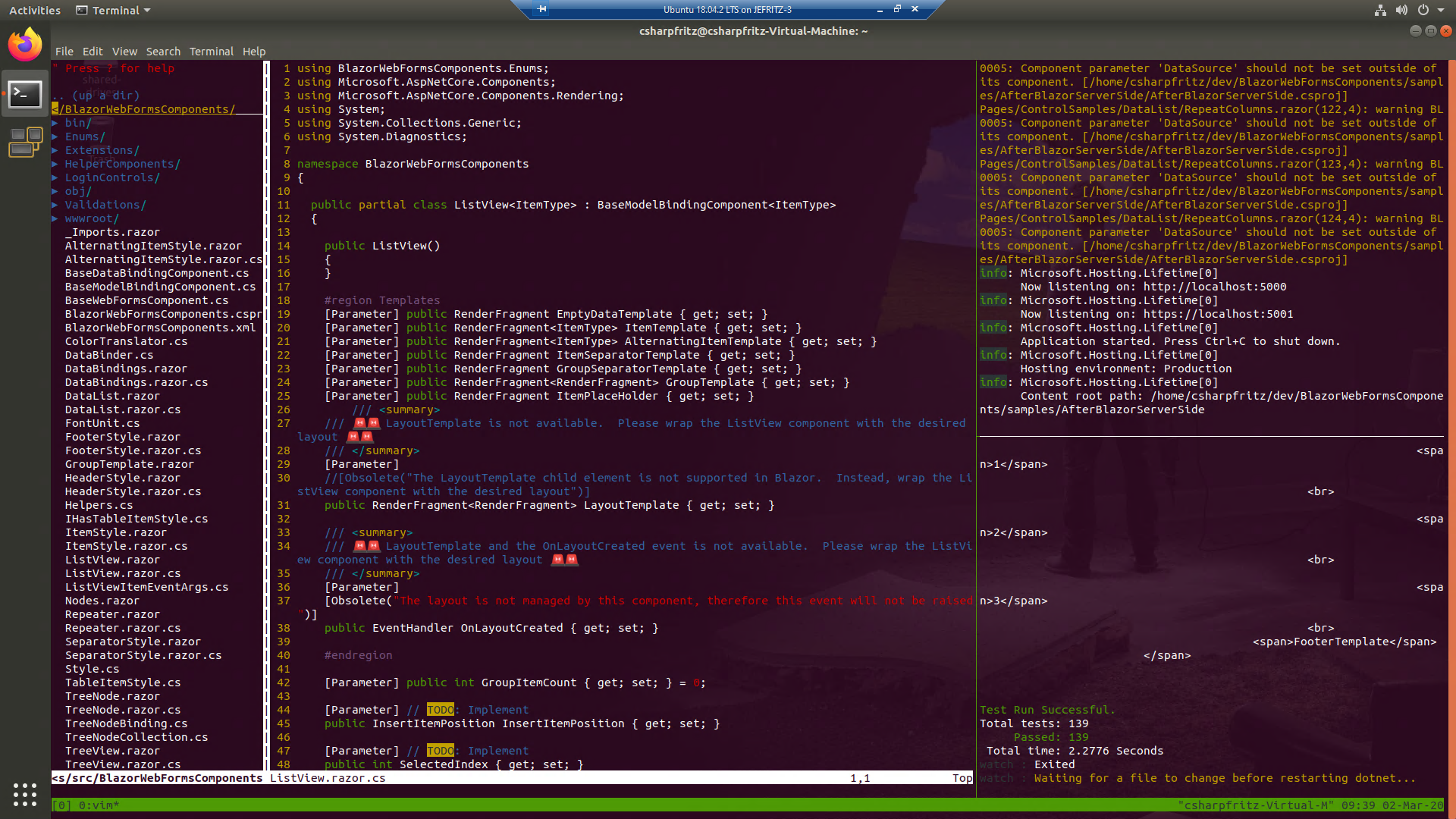 visual studio for mac vim